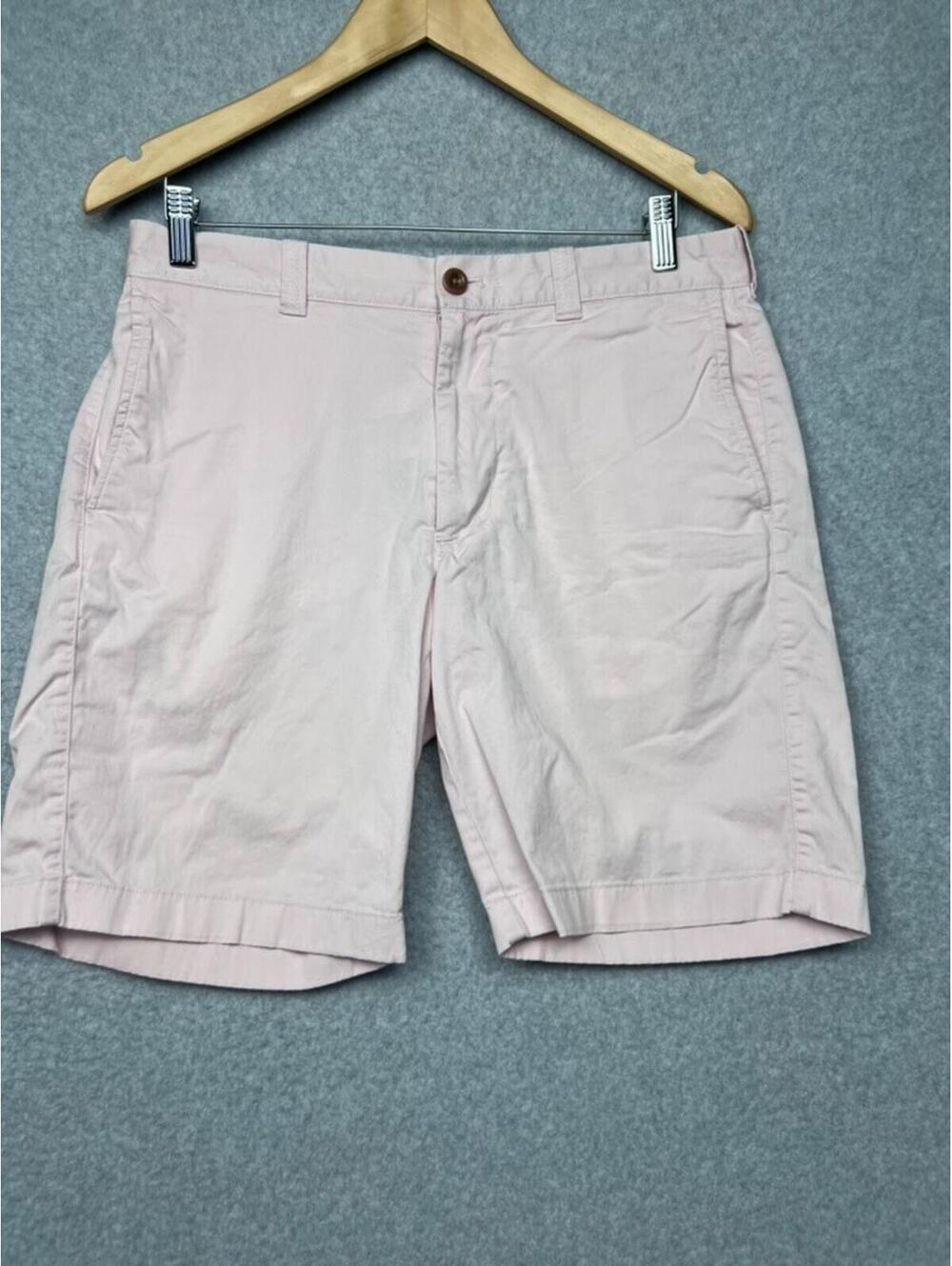 JCrew Club Mens Cotton Oxford Cloth Shorts 31 Pink Chino Preppy Golf Summer